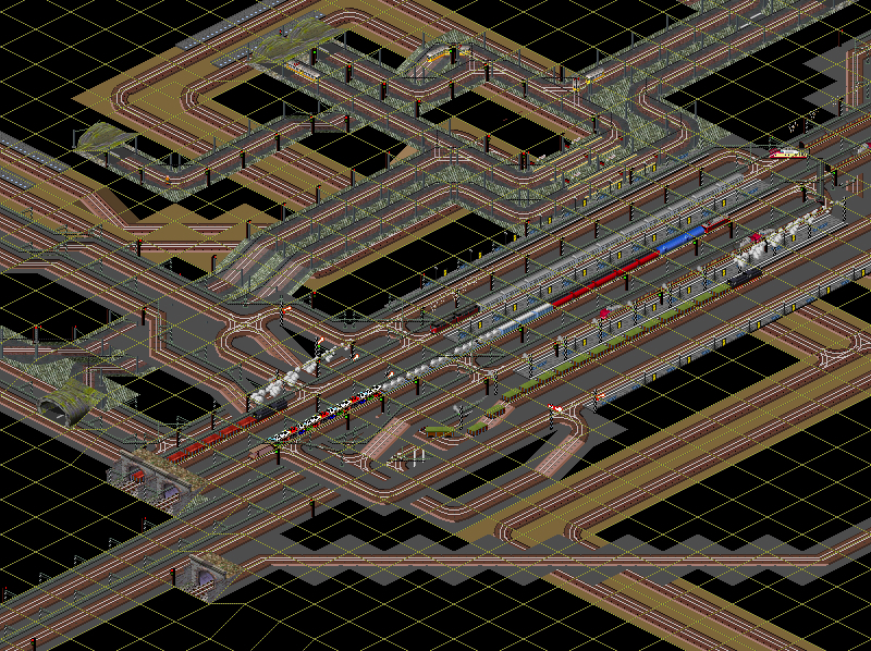 screenshot of tunels in pak-german, simutrans