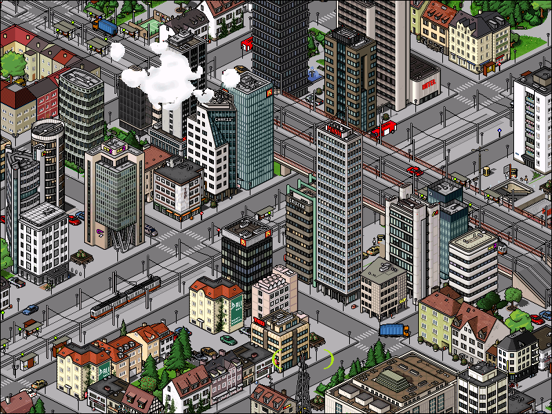 Big city with many roads
pak96.comic

Big city with roads and roads and... Yes - many roads. And two tram lines! 
Can you count the highrises?

Winner of May 2010 Edition
Keywords: SMSC screenshot contest May 2010 edition pak96.comic downtown winner